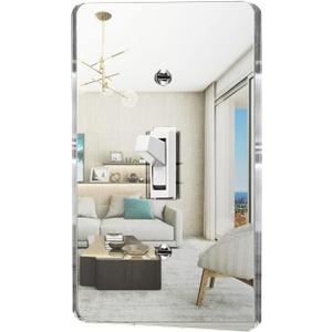 1 Pcs Mirror Light Switch Wall Plate Durable Switch Covers Acrylic Mirrored Decorative Wall Plates For Electrical Outlets Single Toggle