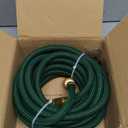 Garden Hose 25 ft NON-EXPANDABLE Water Hose, Flexible & Lightweight Kink Resistant Hybrid Hose, Leak-Proof Heavy Duty, Super Durable Fabric with 3/4" Solid Brass Connectors (Green)