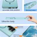 for Samsung Galaxy S26 Ultra Phone Case: S26 Ultra Case [Mag-Safe Fit] with 2PC HD Screen Protector,Frosted Translucent S26 Ultra Case Soft-Touch Skin Protection for Galaxy S26 Ultra Cover,Mint Green