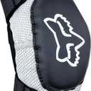 Fox Racing Peewee Titan Motocross Elbow Guard (Medium-Large, Black/Silver)