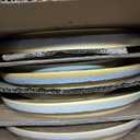 TheTerra Ceramic Dinnerware Sets for 4, 12 Pieces Handmade Reactive Glaze Plates and Bowls Set, Scratch Resistant Dish Set, Oven & Microwave & Dishwasher Safe, Autumn Haze