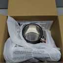 Intelligent Thermostatic Electric Kettle, Goose neck Kettle for Coffee/Tea, 1200W 0.9L Quick Heating Kettles with Stainless Steel Inner,KT90pro (Black)