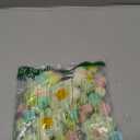 Whaline Spring Felt Pom Pom Banner Cute Flower Felt Hanging Garland Colorful Poms Ball Floral Decorative Hanging Bunting Banner for Spring Easter Holiday Home Mantel Wall Party Supplies, 8.2Ft