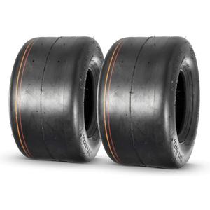 MaxAuto 13x6.50-6 Lawn Mower Tires,13x6.50x6nhs Zero Turn Tires,13-6.50-6 Smooth Turf Tires,13x6.5-6 Tires Replacement For Garden Riding Tractor Lawnmower, 4Ply Tubeless, 480 Lbs Capacity, Set of 2