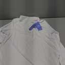 Men's Long Sleeve Athletic Shirts 1/4 Pullover Zip Sun Protection Rash Guard UPF 50+ Outdoor Running T-Shirts, White, Size M