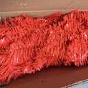Trygoal Artificial Christmas Tree, 5 FT Slim Pine Needles Xmas Christmastree Realistic Holiday Decoration, Suit for Home, Office and Xmas Party Decoration, Easy Assembly Stand, Red