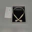 Bone Conduction Bluetooth Headphones-SwimBeats, IP68 Waterproof Swimming Headphones with 32GB MP3 Player, Buletooth 6.0, Lightweight Open Ear Design for Swimming/ Surfing/ Marathon/ Cycling(Beige)