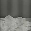 Amazon Basics Lightweight Pleated Bed Skirt, Full, Bright White, Solid