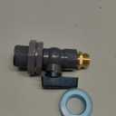 PVC Rain Barrel Diverter Kit, 3/4 Inch Rain Barrel Valve, Rain Barrel Spigot Kit with Bulkhead Fitting Adapter for Water Tanks, Aquariums, Tubs, Pools