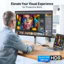 Cable Matters 32.4Gbps Mini DisplayPort to DisplayPort 1.4 Cable - 6ft, Support [8K@60Hz HDR], Mini DP to DP 1.4 Cable, Display Port to MiniDisplayPort Compatible with Thunderbolt & Thunderbolt 2