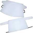 2 Pieces Car Windshield Snow Cover Ice Frost Protector Windproof Car Cover Oxford Windshield Fit Winter Snow Defender for Most Vehicles Trucks SUV