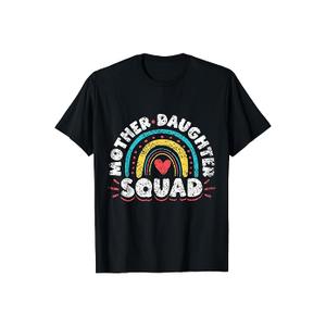 Mother Daughter Squad Women T-shirt Black Size S