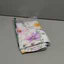 Horaldaily Spring Summer Tablecloth 60x84 Inch Rectangular, Yellow White Purple Daisy Floral Table Cover for Party Picnic Dinner Decor