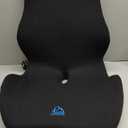 Ergonomic Memory Foam Seat Cushion for Office Chair, Car Seat, Dining, Gaming Chair & Wheelchair, Full Back & Lumbar Support Pillow One Piece, Back Pain Relief, Coccyx, Tailbone & Sciatica Pain Relief