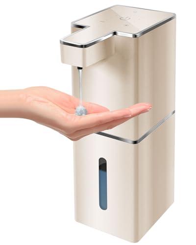 Automatic Liquid Soap Dispenser Touchless Soap Dispenser 380ml/12.8oz Rechargeable, Wall Mounted,4 Levels Adjustable Auto Soap Pump for Bathroom Kitchen Dish Soap