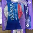 Always Discreet Adult Incontinence Pads for Women, Drier, 7 Drop Long Length, Ultra Absorbency, Pads for Bladder Control Management, Bladder Leaks, Overnight & Postpartum Pads, 104ct