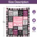 Ruvinzo Mimi Gifts for Grandma, Birthday Gifts for Mimi, Grandma Bday Gift, Grandmother Gift Ideas, Best Mimi Ever Gift Soft Throw Blanket 60 x 50