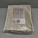 Beige Velvet Pinch Pleated Curtains 84 Inches Long for Bedroom Living Room Neutural Elegant Soft Velvet Modern Boho Blackout Thermal Curtain Drapes Home Decor Set of 2,84 inch Length 7FT (40"W x 84"L (Pack of 2))