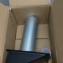 3 Inch Dryer Vent Cover Outside,Hooded Wall Vent with Screen and Damper,3" Exterior Vent Cover Dryer Exhaust Vent Cover,Metal Dryer Vent Hood Cap for Outdoor Dryer Duct/Range Hood/AC Air Vent-Black