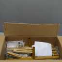 Metal Arch Backdrop Stand, 7.2FT+6FT Wedding Arch Frame, Gold Wedding Arch Backdrop Stand Set of 2, Balloon Arch Backdrop for Wedding Birthday Party Baby Shower Graduation Ceremony Decor