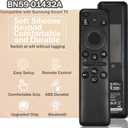 BN59-01432A TM2360E Solar Voice Remote Compatible with Samsung Neo QLED 8K HDR Smart TVs, Fit for Frame Crystal UHD Smart TV, with Bluetooth Rechargeable Solar Cell, 2023 Model Black, BN59-01432D