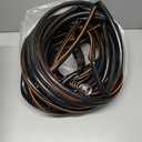 Heavy Duty Garden Hose 100 ft x 5/8 in, 600 PSI Non-Expandable Flexible Water Hose, Kink Resistant Lightweight Hybrid Hose, With Leakproof 3/4in Aluminum Copper Male to Female Fittings