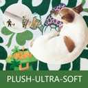 SHIYUE You Look Good St Patrick Shamrock Gnome Bath Mat, Cute Lucy Bathroom Rug, Soft Absorbent Water Non Slip Superior Microfiber Cool Shower Leprechaun Decor(21"x25"Green)