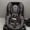Evenflo Shyft DualRide Infant Car Seat Stroller Combo with Carryall Storage (Boone Gray)