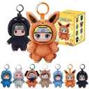 MINISO Naruto Shippuden Cute Beast Party Series Blind Box - Naruto/Kakashi/Uchiha Character Design - Desktop Ornament/Gift - 1 Random Piece