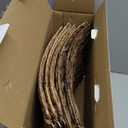 28in Christmas Tree Collar - Woven Hyacinth Tree Collars for Artificial Trees - Rattan Rustic Farmhouse Basket for Tree Base Cover with Cord Cut-Out for 6ft 7.5ft Tree (Brown)