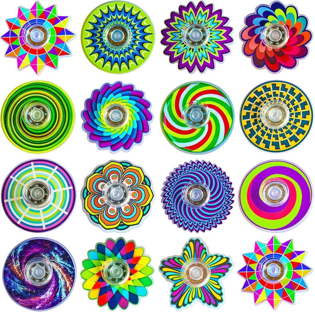 30 Pack Fidget Spinner Toys Mini Bulk Gifts Party Favors for Kids Adults,Sensory Toys Goodie Bags Stuffers for Boys Girls Autism ADHD Stress Relief,Treasure Box Toy Classroom Prizes Supplies