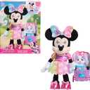 Disney Junior Minnie Mouse Waggin Wagon Lights and Sounds Feature Plush, Kids Toys for Ages 3 Up by Just Play