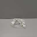 Mini Christmas Lights String Warm White Vintage Short Strand String Lights, Clear Bulbs Wire Fit Light up Christmas Decorations(10 Bulbs Connectable,5ft,White)