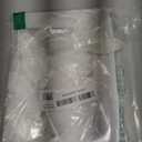 12 PCS White Sequins Feather Butterfly Glitter Butterflies Decor Christmas Ornaments Clips on for Spring Tree Crafts Flower Bouquets Fairy Garden Wedding Home(White)