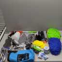 AUTODECO 42Pcs Car Wash Detailing Kit Cleaning Set with Foam Gun Sprayer, Long-Handle Brush, Collapsible Bucket, Large Wash Mitt, Towels, Complete Interior & Exterior Car Washing Supply Set (Blue)