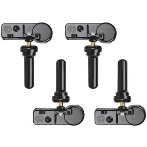 TPMS Sensor,GM 315Mhz Tire Pressure Monitoring Sensor Compatible for Chevy Silverado GMC Cadillac Buick Pontiac Saturn Hummber Saab Replace#13598771 13598772 13586335 13581558 4 Pack