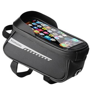 AVDLBIKE Bike/Bicycle Phone Front Frame Bag, Waterproof Handlebar Bags, Bike Phone Mount Holder, Cycling Pouch with Touchscreen, Bikes Accessories for Men/Women Under 7"