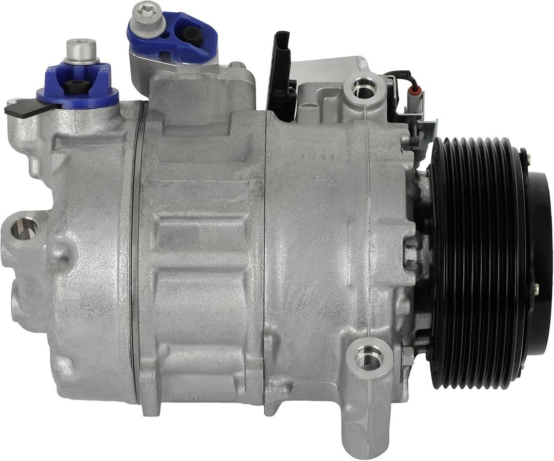 AC Compressor with A C Clutch for 2011 Fit for BMW 528i 3.0L, Air Conditioning Compressor OE CO 11498C