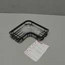 Corner Shower Caddy - 2 Pack, Adhesive Shower Organizers, Rustproof Stainless Steel Shower Shelves with 8 Hooks, No Drilling Bathroom Organizers and Storage Racks, Space-Saving, Black,Medium