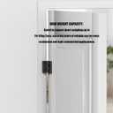 SYINE Heavy-Duty Butt Hinge Zinc Alloy Door Hinge Closet Hinge for Closet Cabinet Door,Set of 2,Black,2.4'' x 2.4''
