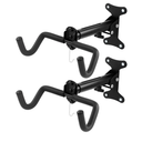 Cyfie Bike Rack Wall Mount Hanger, Horizontal Bicycle Garage Storage Hooks Indoor Bike Holder for Haning Mountain Road Bike in Apartment (2 Pack)