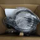 Amazon Basics Electric Kettle with Glass Carafe for Tea and Coffee, BPA-Free, Fast Boiling, Auto Shut-Off, 1.7 Liter, 1500W, Black and Silver (1.8 Quarts)