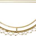 Creative Co-Op Decorative Metal Curtain or Canopy Crown, Gold Finish