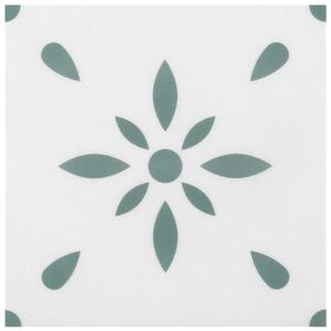 Peel & Stick Floor Tiles Self Adhesive Vinyl Flooring for Kitchen Bathroom Laundry Room Pet House Fireplace 20 Sheets 8"x8" Removable Floor Stickers Home Decor DIY (Light Green-10)