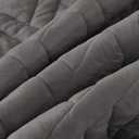 HORIMOTE HOME Quilt Set King Size Grey, Classic Geometric Diamond Stitched Pattern,Microfiber Ultra Soft Lightweight Bedspread Coverlet for All Season, 3 Piece Includes 1 Quilt and 2 Shams