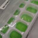 Ice Cube Tray with Lid, 4 Packs 56 Cubes Durable Stackable Ice Cube Trays for Freezer with Removable Lids, Easy-Release Plastic & Silicone Ice Tray for Cocktail, Coffee, Green