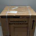 1.6 Cu.ft Mini Fridge with Freezer, Compact Single Reversible Door Refrigerator, Adjustable Thermostat, Ultra Quiet, Energy Efficient for Office, Dorm, Bedroom, Apartment -Black