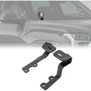 WeiSen Upper Ditch Light Bracket Compatible with Toyota Tundra 2022-2025 Hood Hinge Mount Bracket for Auxiliary Off Road LED Work Light Pods