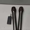 Wireless Microphone,Professional Dual Handheld Cordless Dynamic Mic System with Rechargeable Receiver,Plug & Play,Compatible with karaoke machines and PA systems for Speech,Church,Wedding,DJ,Party