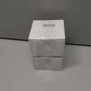 2 x 3/4 Inch Self Standing Rubber Cane Tips, Heavy Duty Non Slip Quad Base Walking Cane Tips, Durable 4 Prong Cane Tip Replacement, Rubber Tips for Canes and Walking Sticks, Cane Accessories for Seniors (Black)